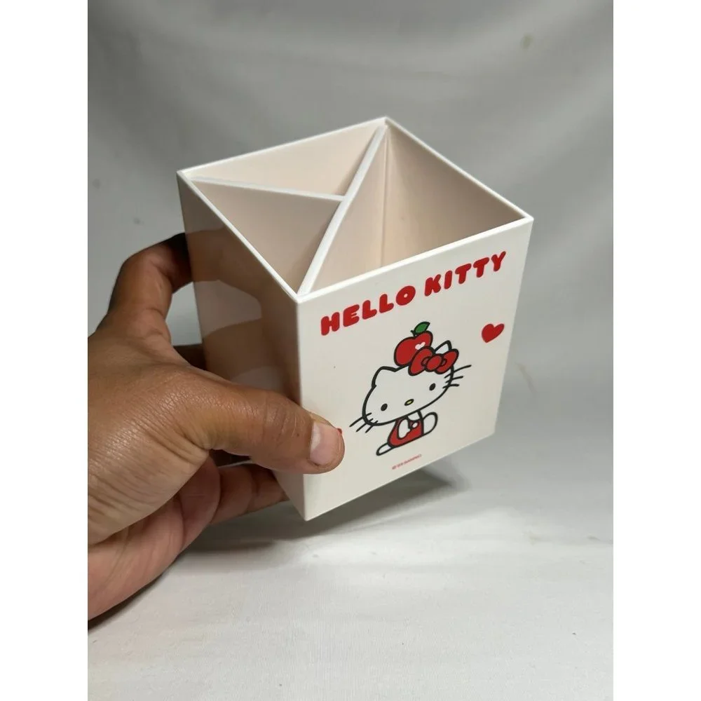 Sanrio Hello Kitty Apple Collection Pen Holder with 3 Slots